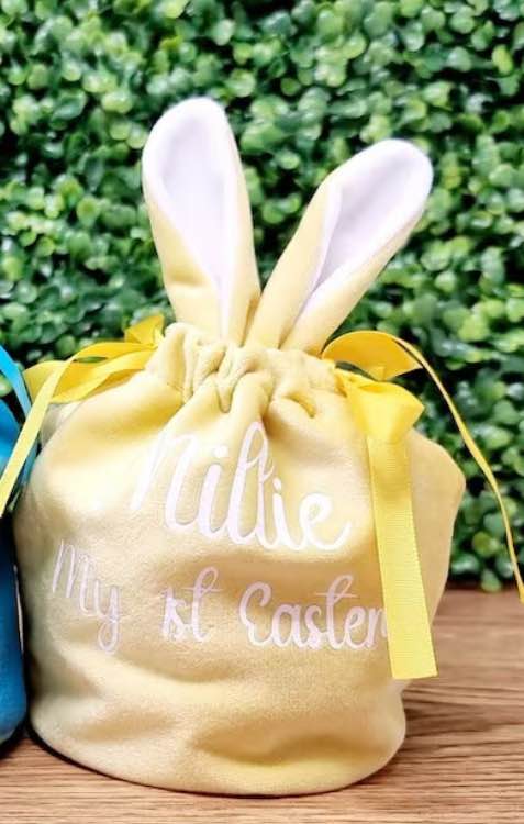 Easter Velour Bags