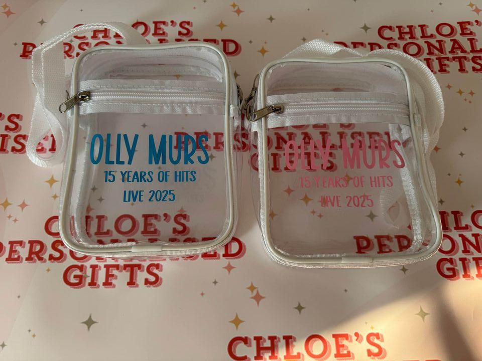 Clear Olly Murs Bags