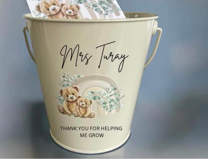 Teacher Metal Plant Pots