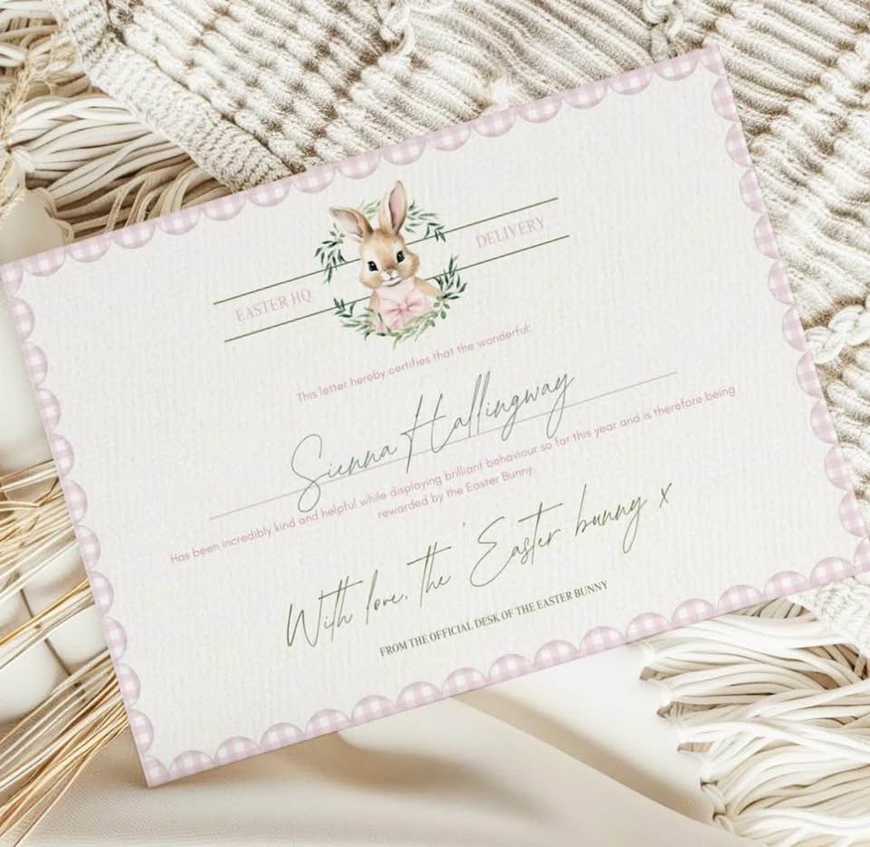 Easter Certificates