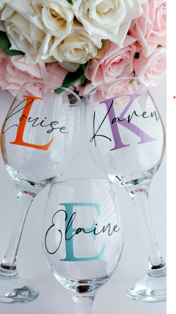 Personalised Wine Glasses