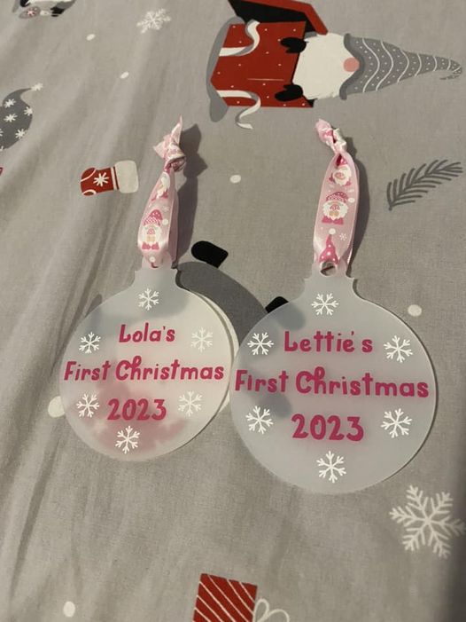 Christmas Bauble Message