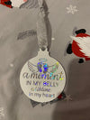 Memorial Baby Flat Bauble