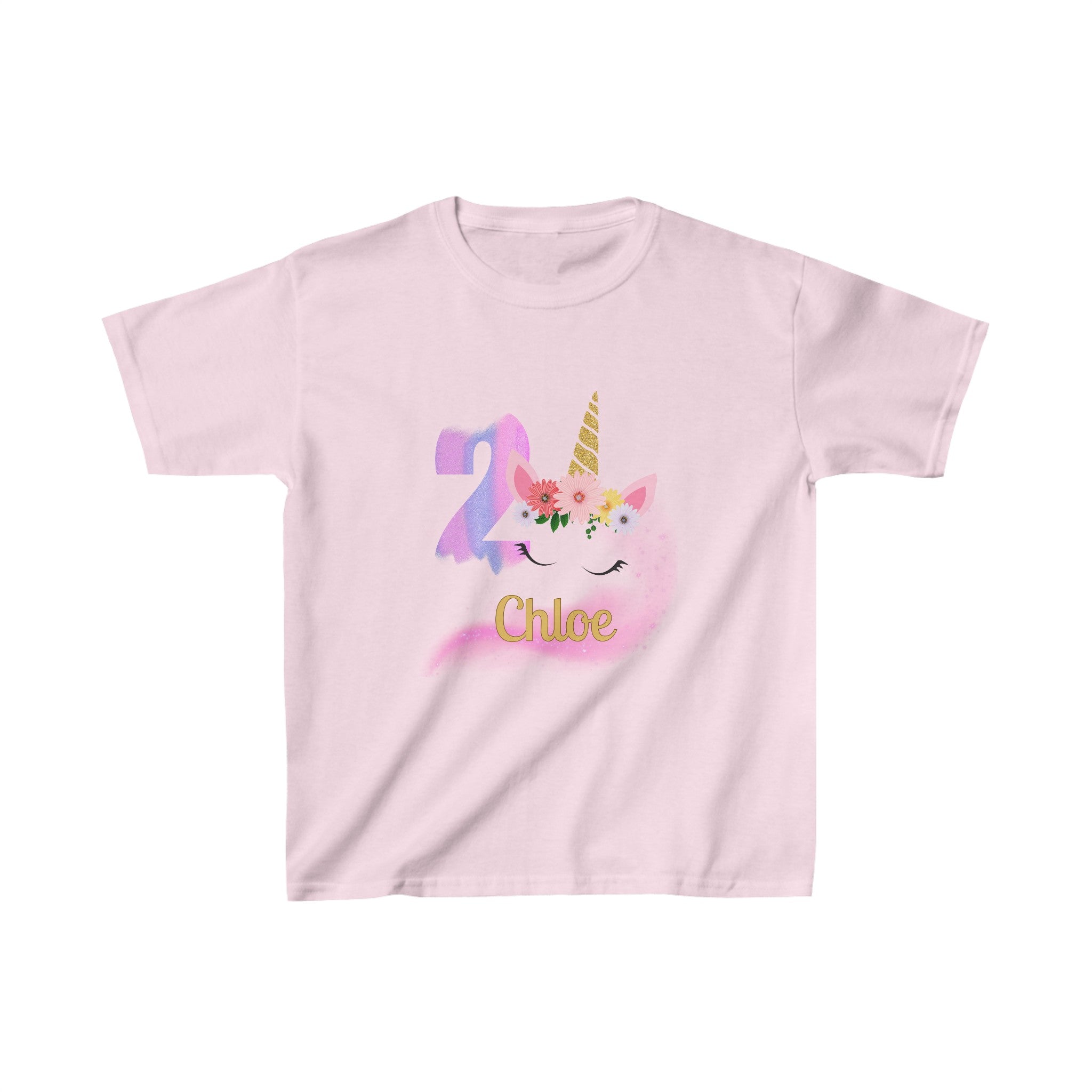 Custom Birthday T Shirt - Unicorn